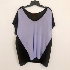 7 for All Mankind seven mesh panel tee M TT